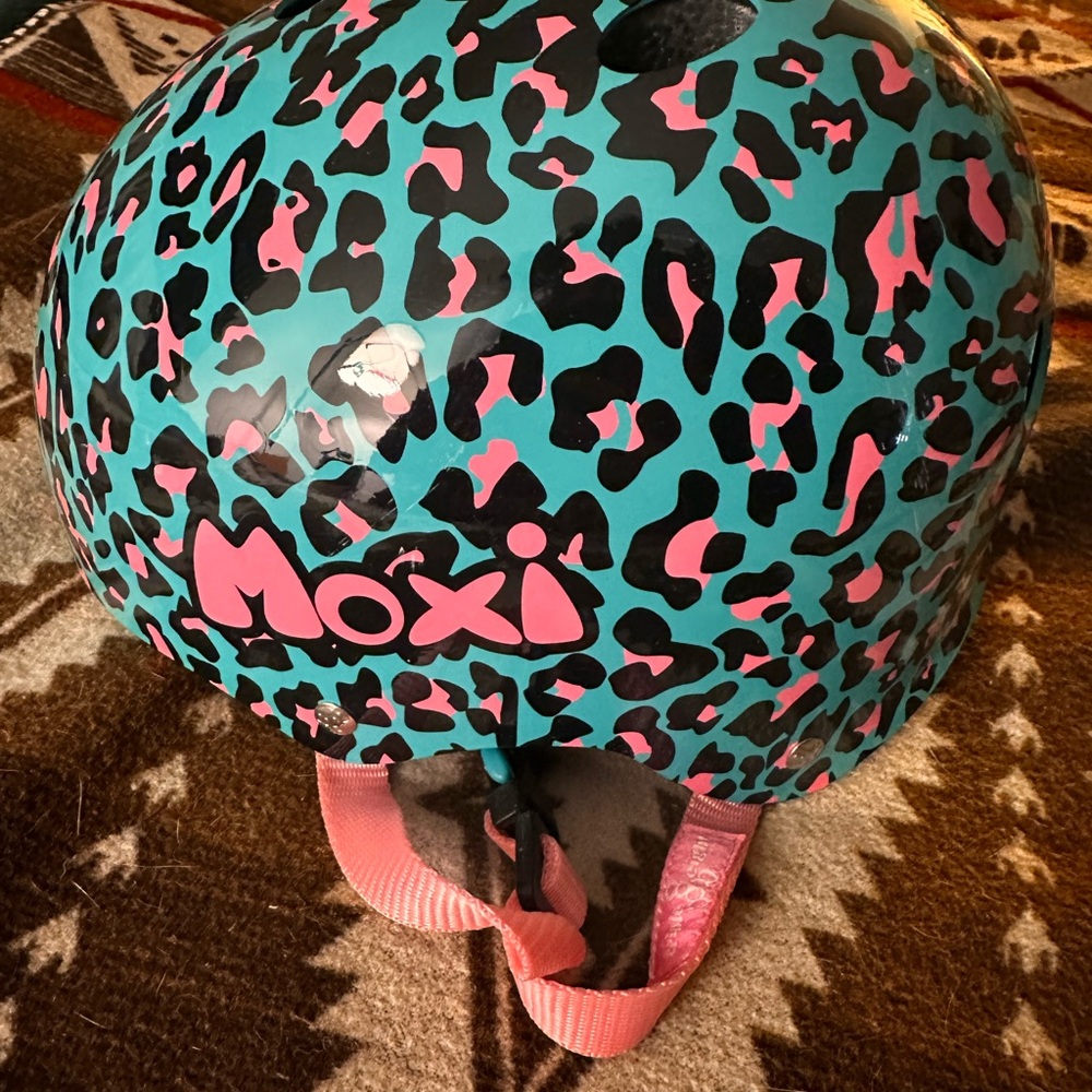 Kids Helmet - Teal and Pink